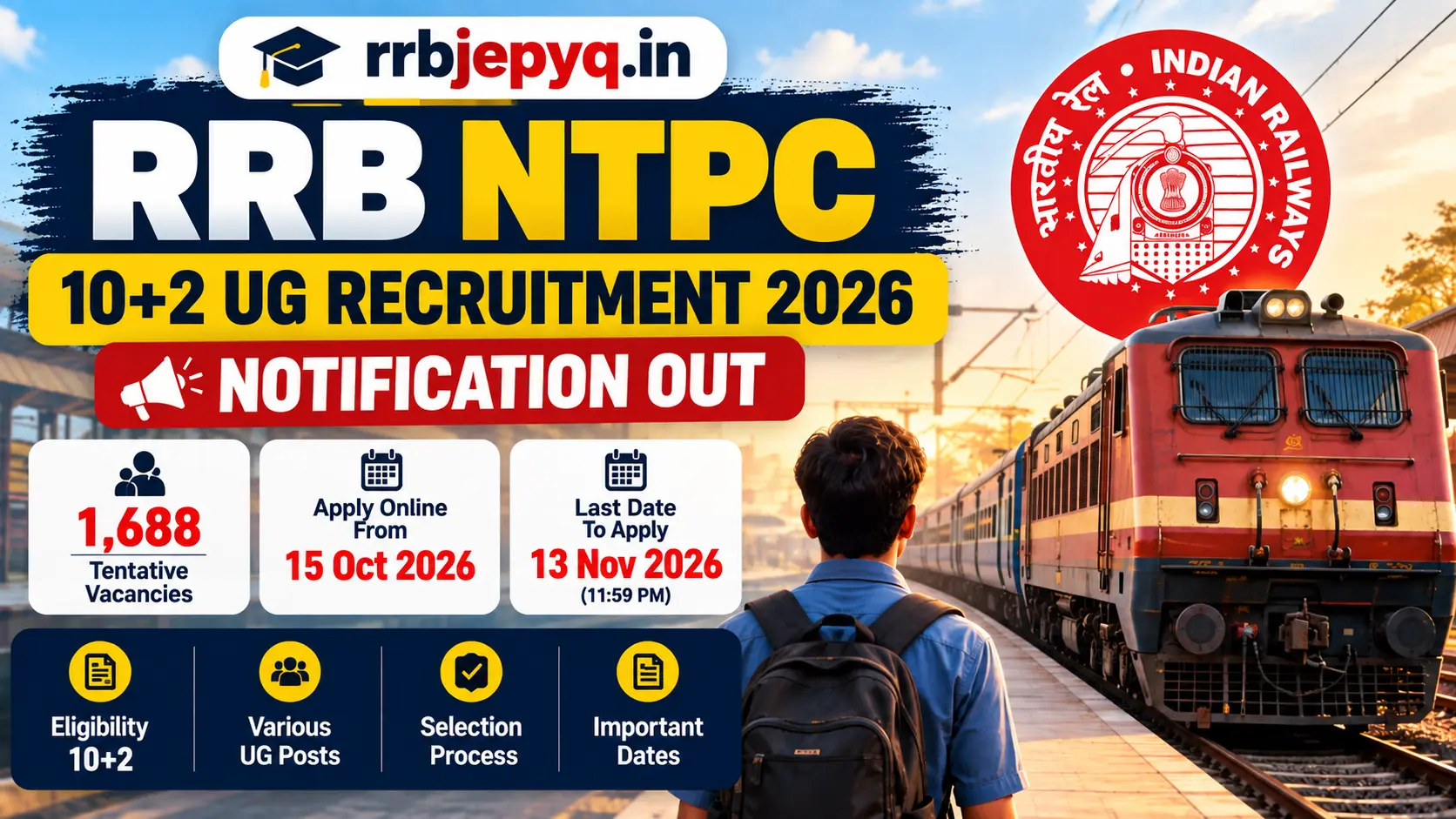 RRB NTPC 2026 Recruitment Announcement